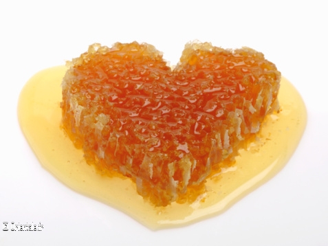 Miel en forme de coeur Miel en forme de coeur