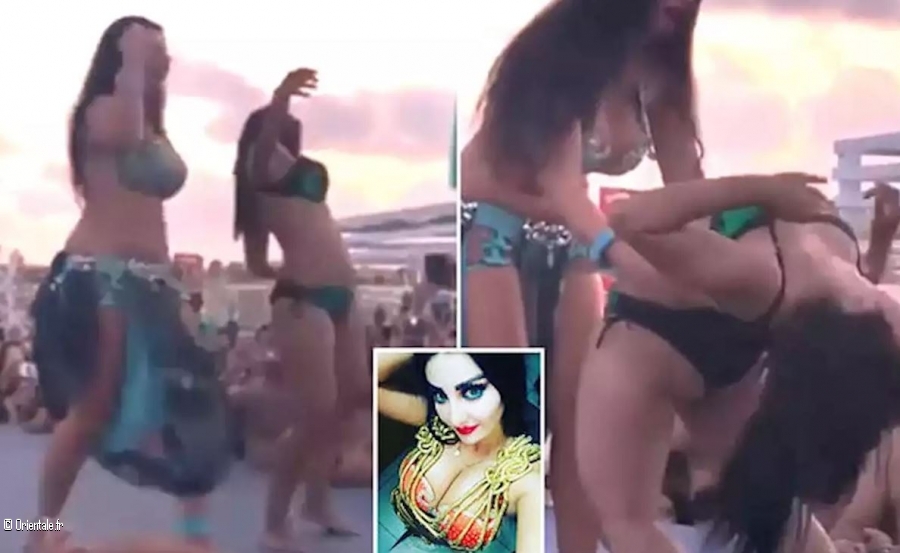 Scène où une femme monte sur scène avec Sofinar Scène où une femme monte sur scène avec Sofinar