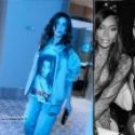 Nancy Ajram (� g.) et Nadine Njeim (� d.) en compagnie de sa star pr�f�r�e